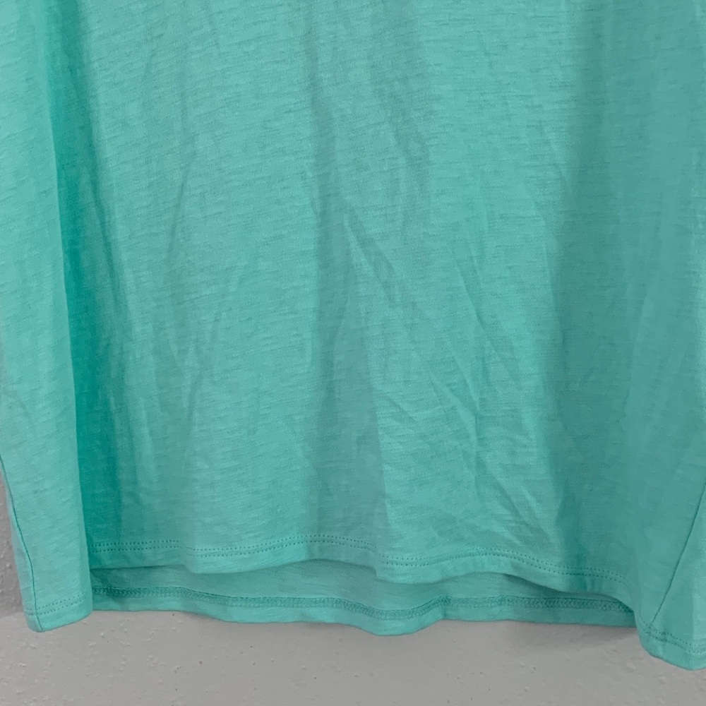 J.Crew Slub Cotton Tank Top Women’s Small Mint Green V-Neck Sleeveless - Picture 3 of 6